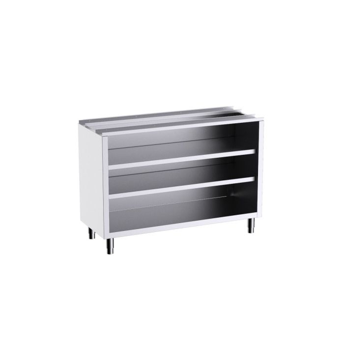 Table Inox de Comptoir 2 Étagères sans Plan de Travail - Gamme 600 - Distform – Image 1