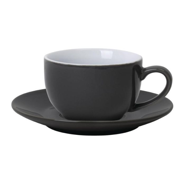 Tasse à Café Grise 228ml Lot de 12 Olympia – Image 1