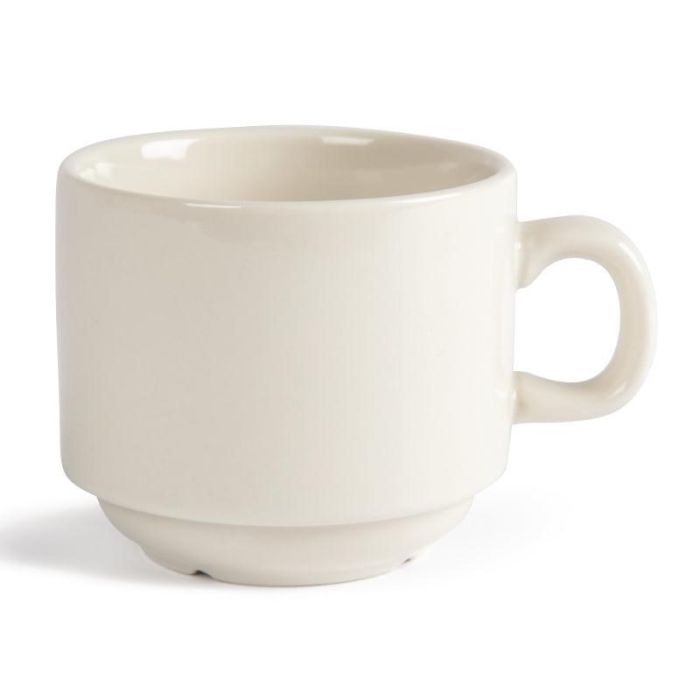 Tasse à Thé Empilable Ivory 206ml - Lot par 12 - Olympia – Image 1