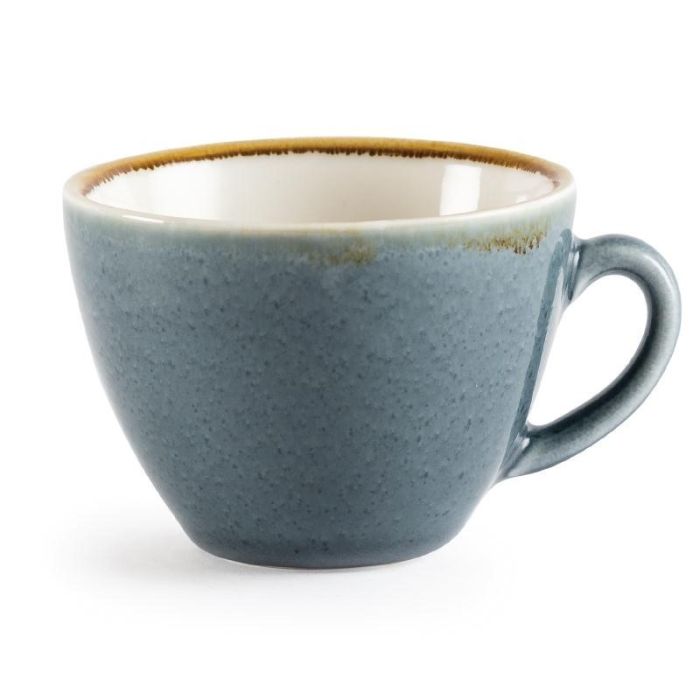 Tasse couleur océan Kiln Olympia 228ml – Lot de 6