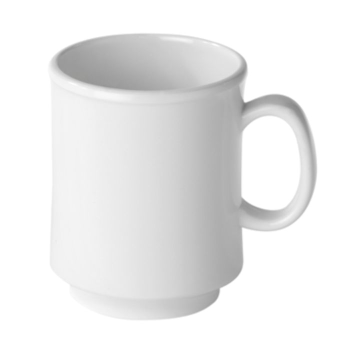Tasse Empilable Blanche en Mélamine Ø 7,5 cm - Pujadas – Image 1