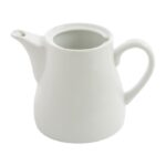 Théières en porcelaine blanche 480 ml Olympia - Lot de 4 – Image 5
