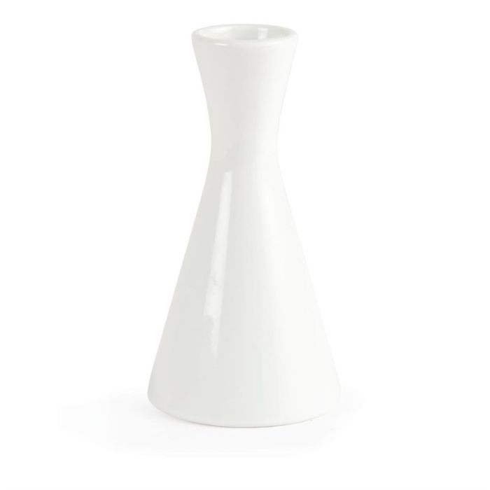 Vases Bouteilles Blancs 140 mm - Lot de 6 - Olympia – Image 1
