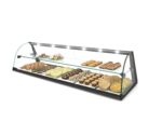 Vitrine Professionnelle Neutre 2 Etagères sans Eclairage - 840x170 mm - SAYL – Image 2