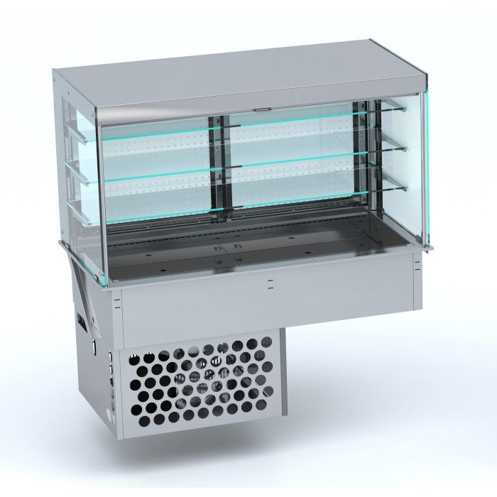 Vitrine Réfrigérée Drop-In Cubique Self-Service - 3 à 5 x GN 1/1 - Combisteel – Image 1