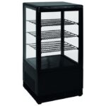 Vitrine Réfrigérée Noire 68 Litres 0°C/+12°C - L2G