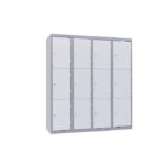 Armoire Vestiaire 4 Colonnes 12 Casiers - L 4x300 mm – Image 3