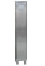 Bloc 1 Vestiaire Inox Industrie Propre sur Pieds - L 300 mm – Image 2