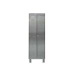 Bloc 2 Vestiaires Inox Industrie Propre sur Pieds - L 600 mm