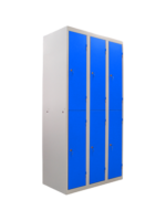 Casier Vestiaire Monobloc Acier 3 Colonnes 6 Cases - L 1200 mm – Image 2