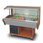 Buffet Réfrigéré Self Service Mural Professionnel - 4 bacs GN 1/1 - Furnotel – Image 5