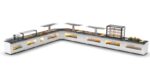 Base de Buffet Réfrigéré Cuve Froid - Froid Ventilé +2/+6ºC - L 875 mm - Sayl – Image 4