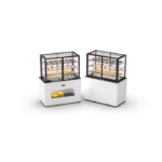 Buffet Réfrigéré Série Integra Cold avec Vitrine Supérieur - Accès Arrière et Frontal - H 1720 mm - Portes Battantes - Sayl – Image 3