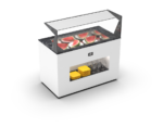 Buffet Réfrigéré Série self service Cuve Froide Ventilé 150 mm  - 1300X700X1285 mm - SAYL – Image 2