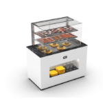 Buffet Réfrigéré Série Vision - avec Vitrine Supérieur Cuve Froid 15 mm - Sayl