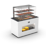 Buffet Réfrigéré Série Vision Bac GN 1/1 - avec Vitrine Supérieur Cuve Froid 65 mm - Sayl – Image 4