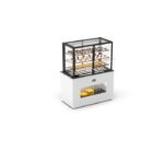 Buffet Réfrigéré Série Integra Cold avec Vitrine Supérieur - Accès Arrière et Frontal - H 1720 mm - Portes Battantes - Sayl