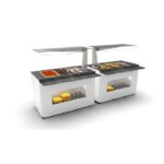 Buffet Réfrigéré avec Anti-Postillon - Cuve de Froid 150 mm +4/+8ºC - L 1400 mm - Sayl – Image 3