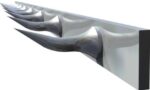 BARRE A 10 DENTS INOX 304, SECTION 40X8 MM - L2G