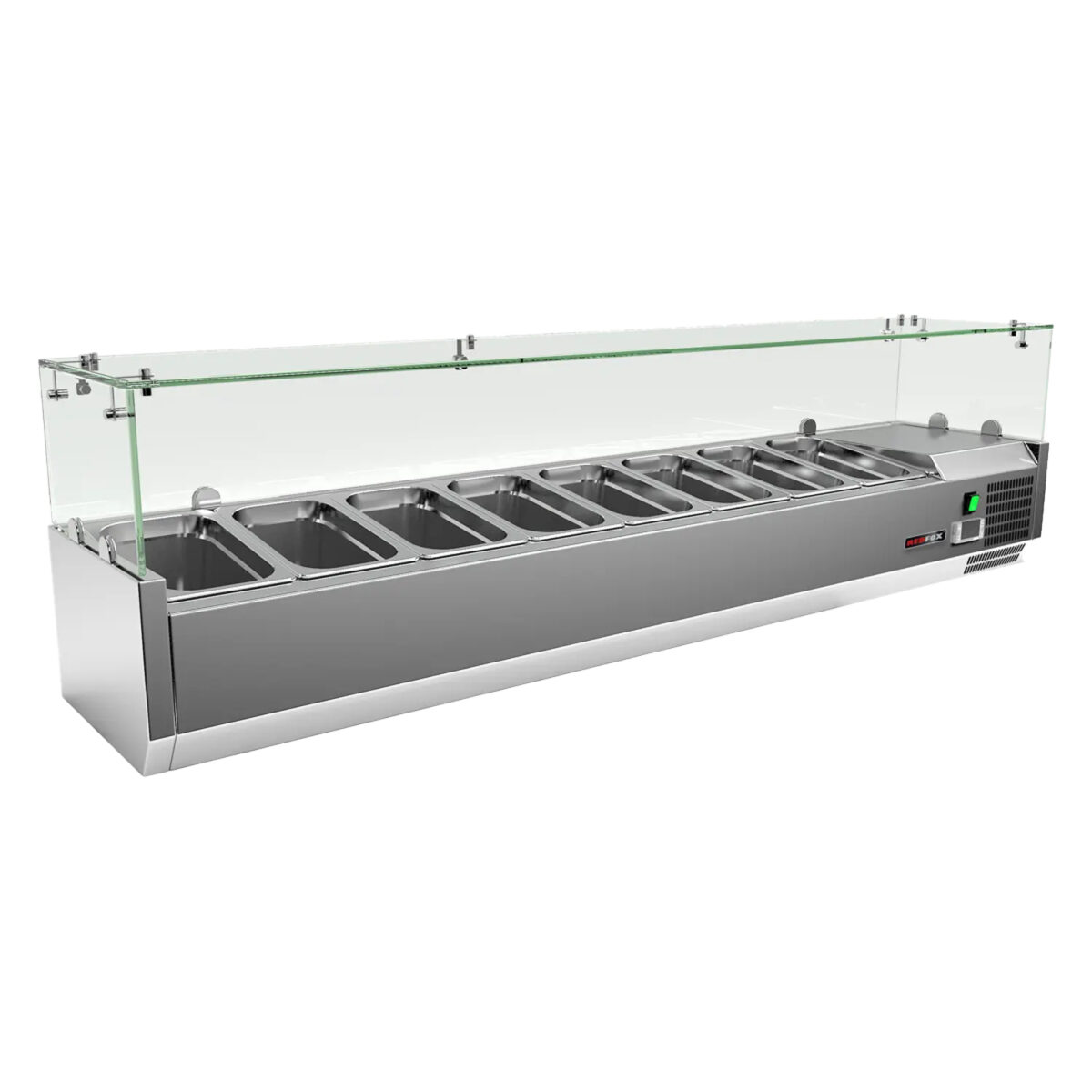 Vitrine refrigerée de comptoir 7x GN 1/4 MCH 4160 – Redfox