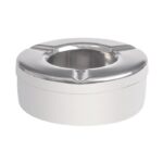 Cendrier Inox Anti-Vent Diamètre 90 mm - Lot de 6 - Olympia – Image 2