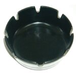 Cendrier Noir Mélamine Ø 10 cm - Pujadas – Image 2