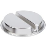 Bac Alimentaire Inox Rond 3,8L 2 Compartiments - Pujadas – Image 3