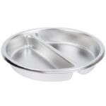 Bac Alimentaire Inox Rond 3,8L 2 Compartiments - Pujadas