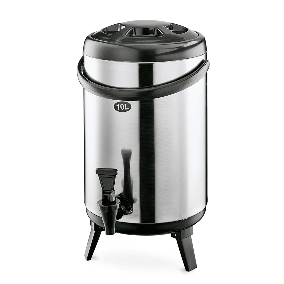 Distributeur de boissons isothermes en Acier inoxydable/Plastique 10 L H 440 mm Ø 240 mm – Was Germany