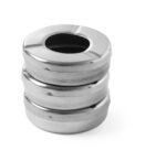 Cendrier avec couvercle 3 unités 90x(H)28 mm - Hendi