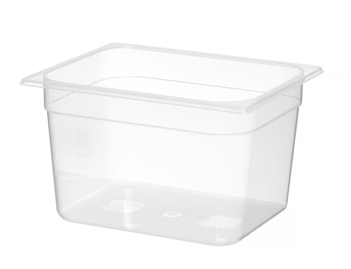 Bac Gastronorme Profi Line GN 1/2 6,5L Transparent 325x265x(P)100 mm – Hendi