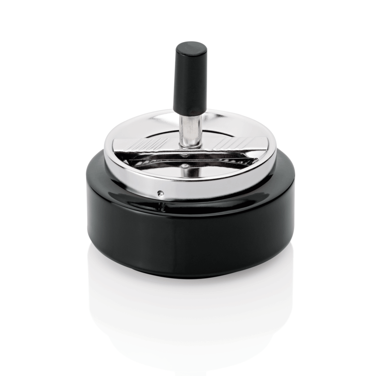Cendrier tournant en Acier Inoxydable H 90 mm Ø 100 mm – Was Germany