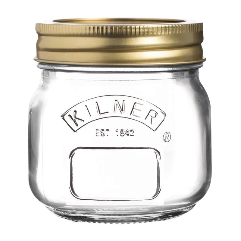 Bocal en verre pour conserves couvercle à vis - Kilner 250 ml – Image 1
