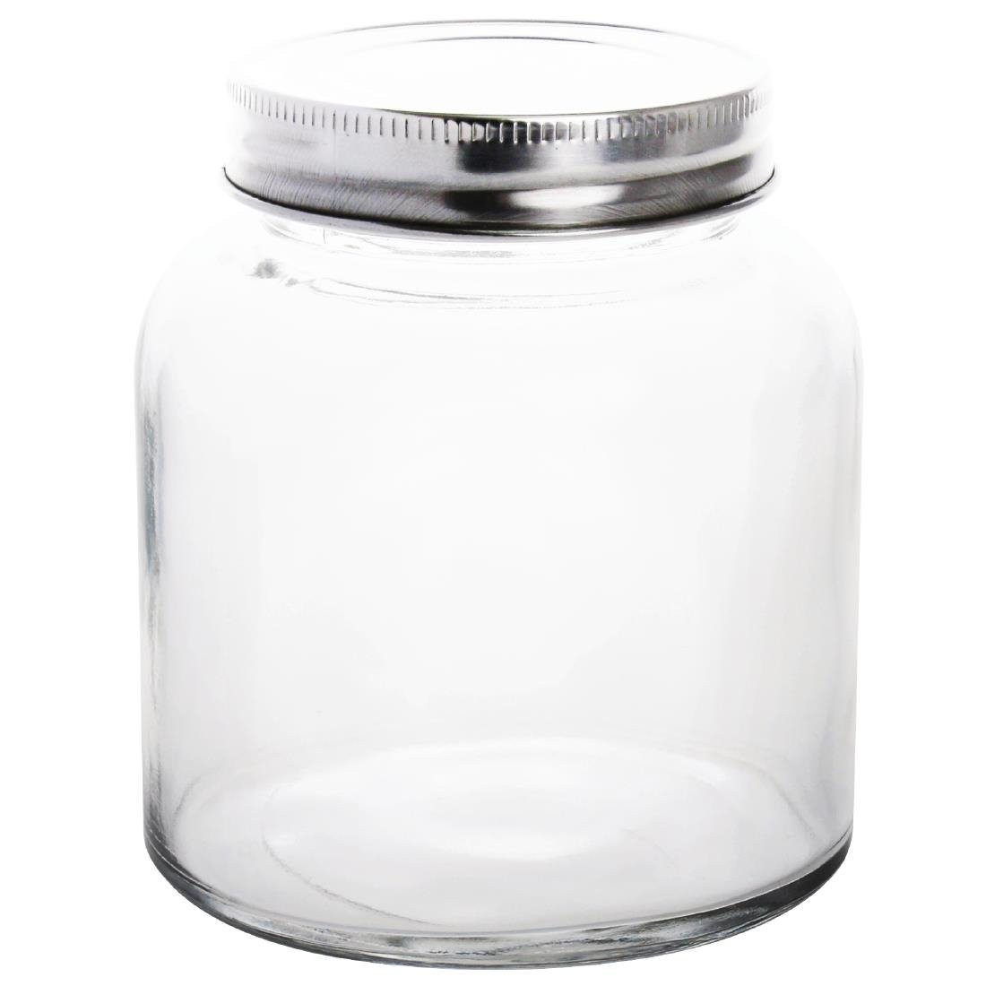 Bocal pour Conserves avec Couvercle à Visser 330 ml – Lot de 6 – Vogue