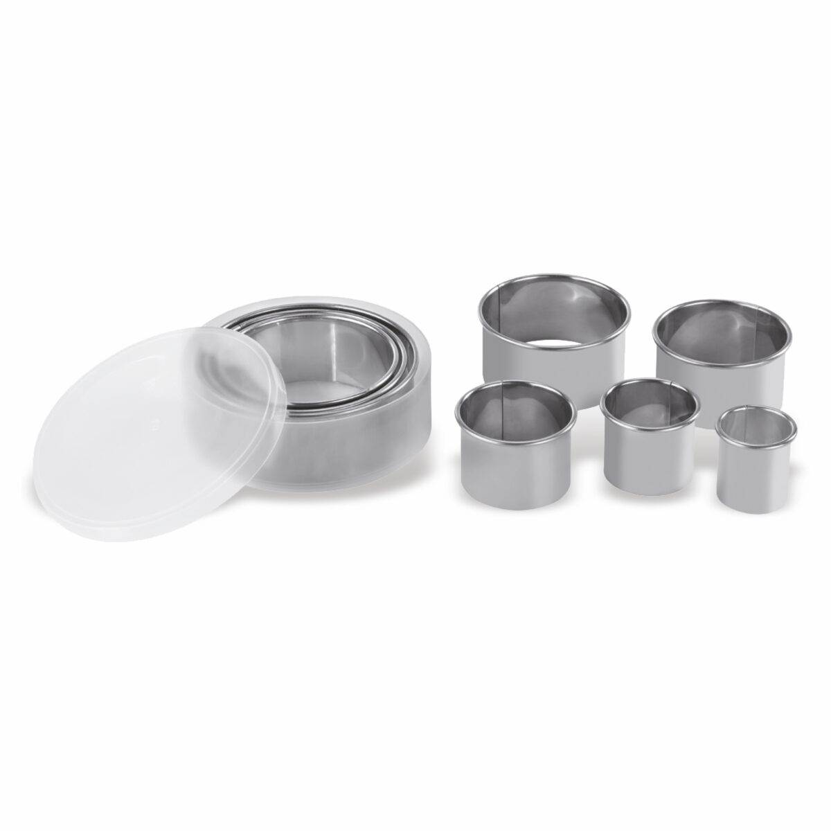 Boîte 8 Découpoirs Ronds Inox – Pujadas
