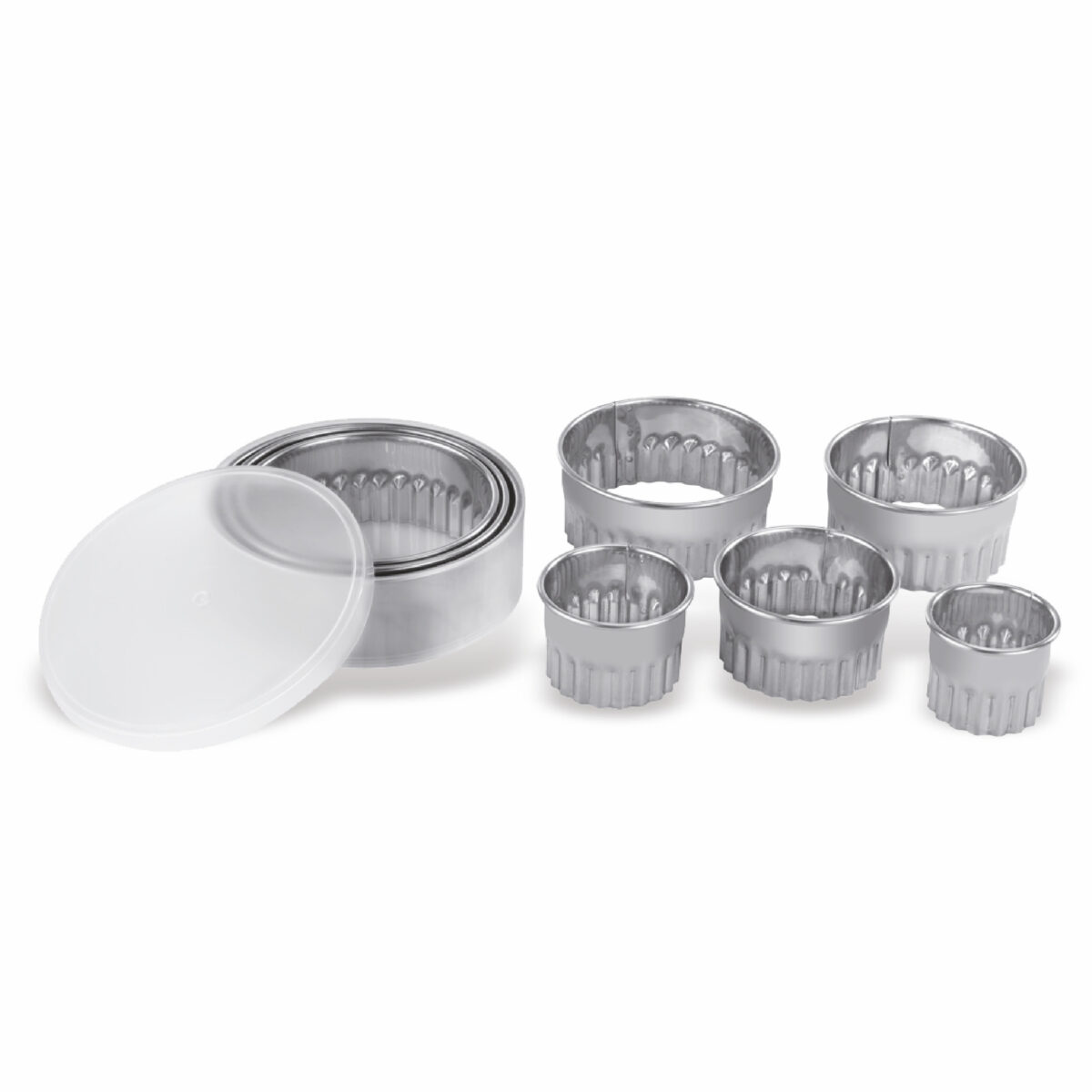 Boîte de 8 Découpoirs Ronds Cannelés – Pujadas