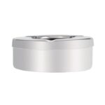 Cendrier Inox Anti-Vent Diamètre 90 mm - Lot de 6 - Olympia – Image 3