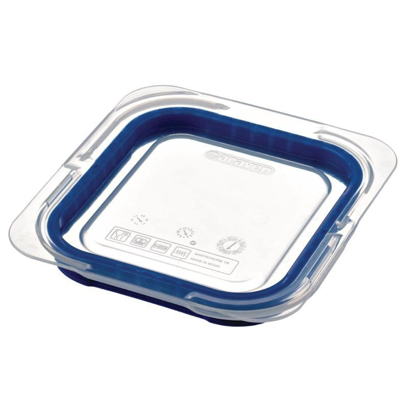 Couvercle Bleu ABS sans BPA – GN 1/6 – Araven