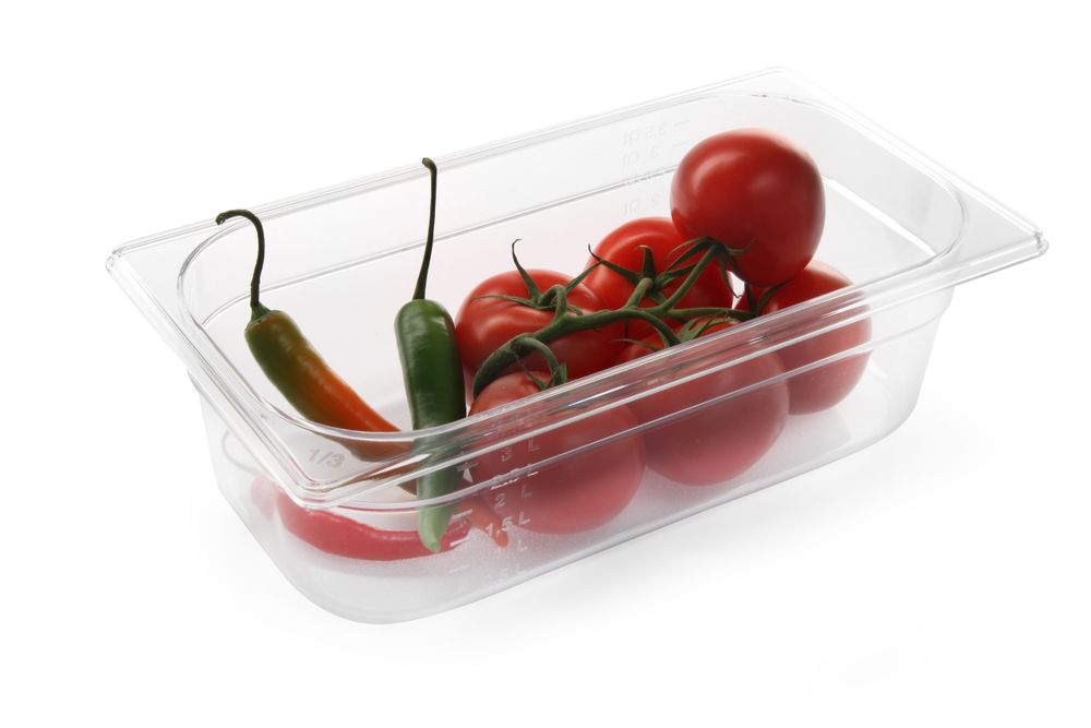 Bac Gastronorme Profi Line GN 1/3 4L Polycarbonate Transparent 325x176x(P)100 mm – Hendi