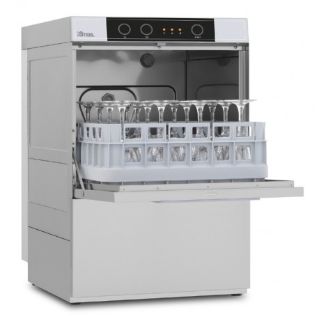 Lave-Verre avec Pompe de Vidange et Adoucisseur – 8L – 3.5 kW – Panier 390 x 390 mm – Colged