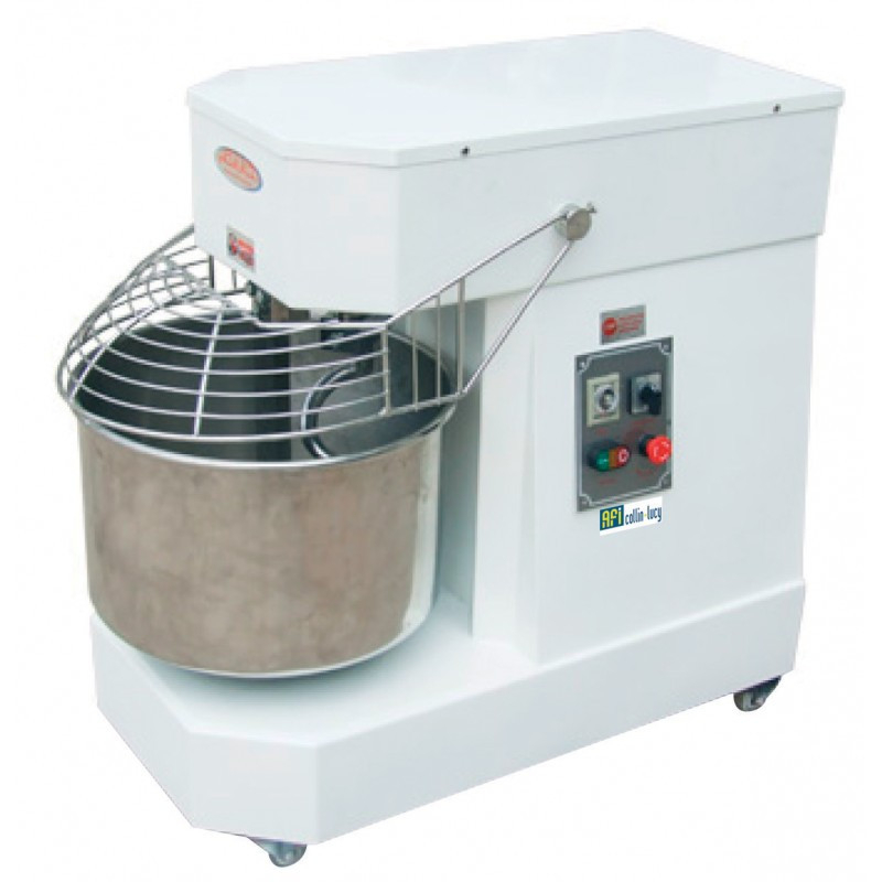 Pétrin Pizza Tête et Bol Fixes 2 Vitesses Triphasé - 10 à 50 L - AFI Collin Lucy – Image 1
