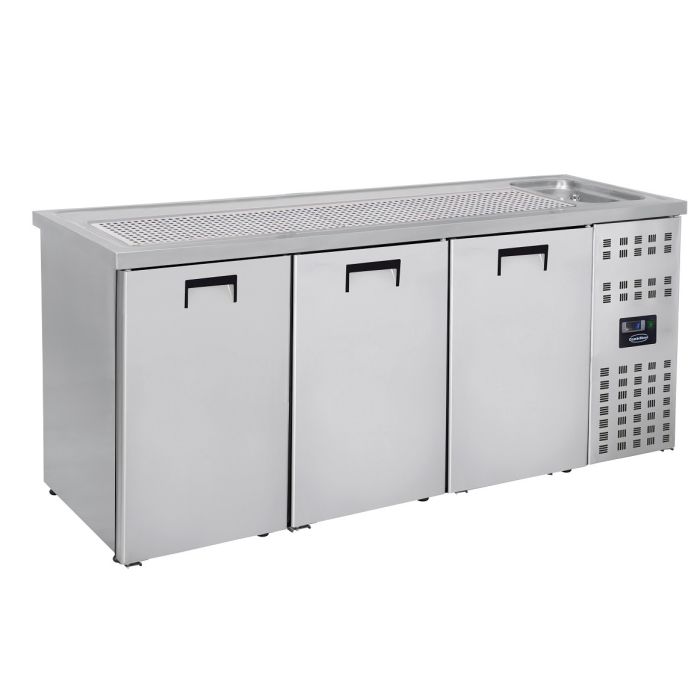 Refroidisseur de Bière Avec Evier – 3 Portes – 2R – Combisteel