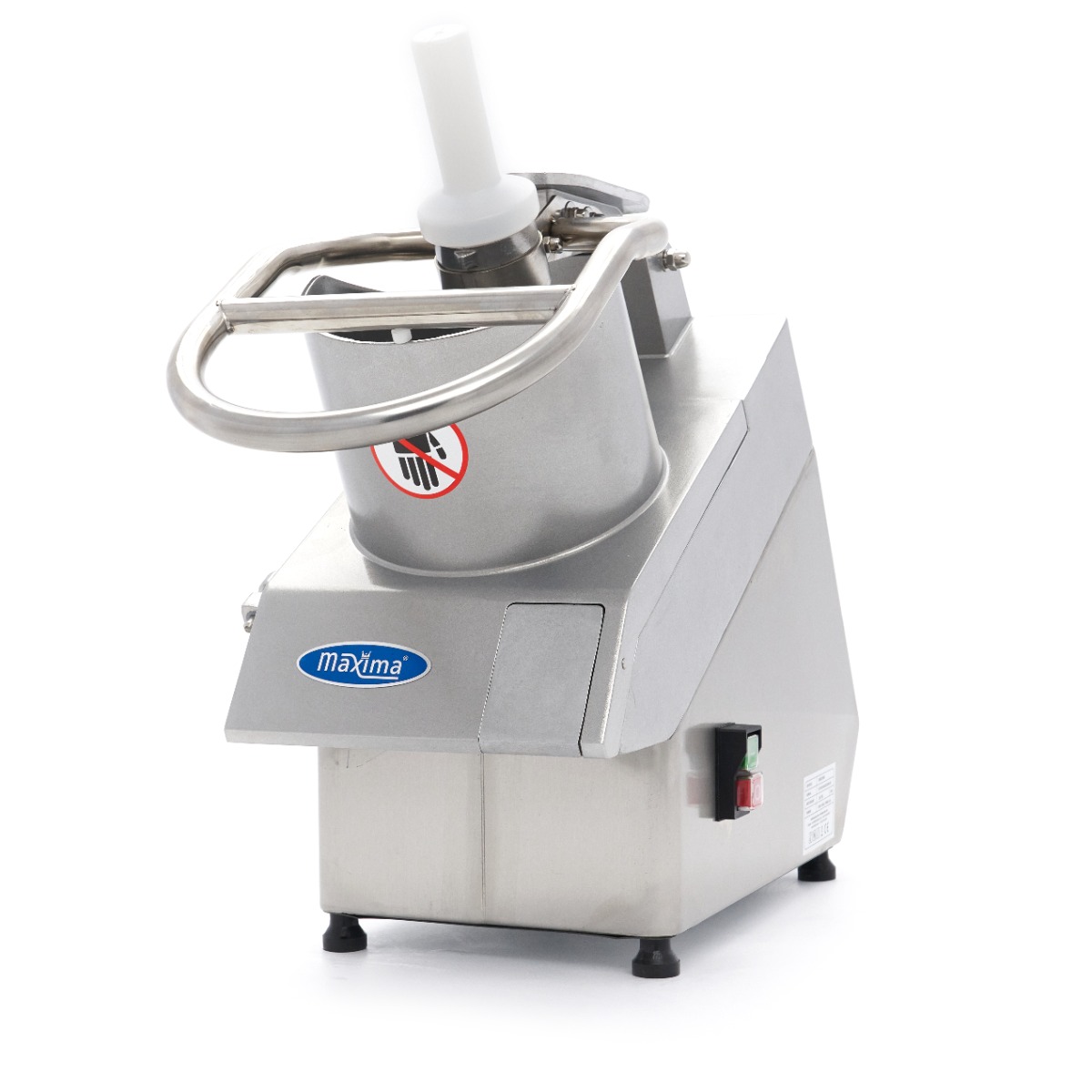 Coupe-Légumes – 450 kg/h – avec 5 Disques – Grande Entrée – Maxima