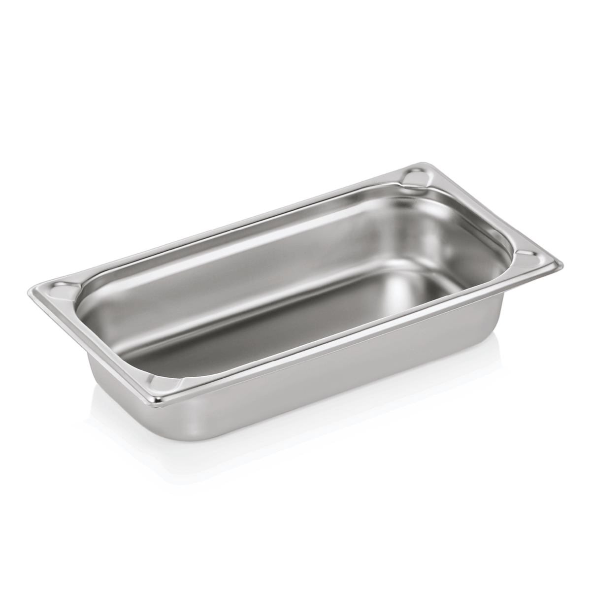 Bac GN 1/3 Inox Coins Gaufrés 2,5 L P 65 mm – Was Germany