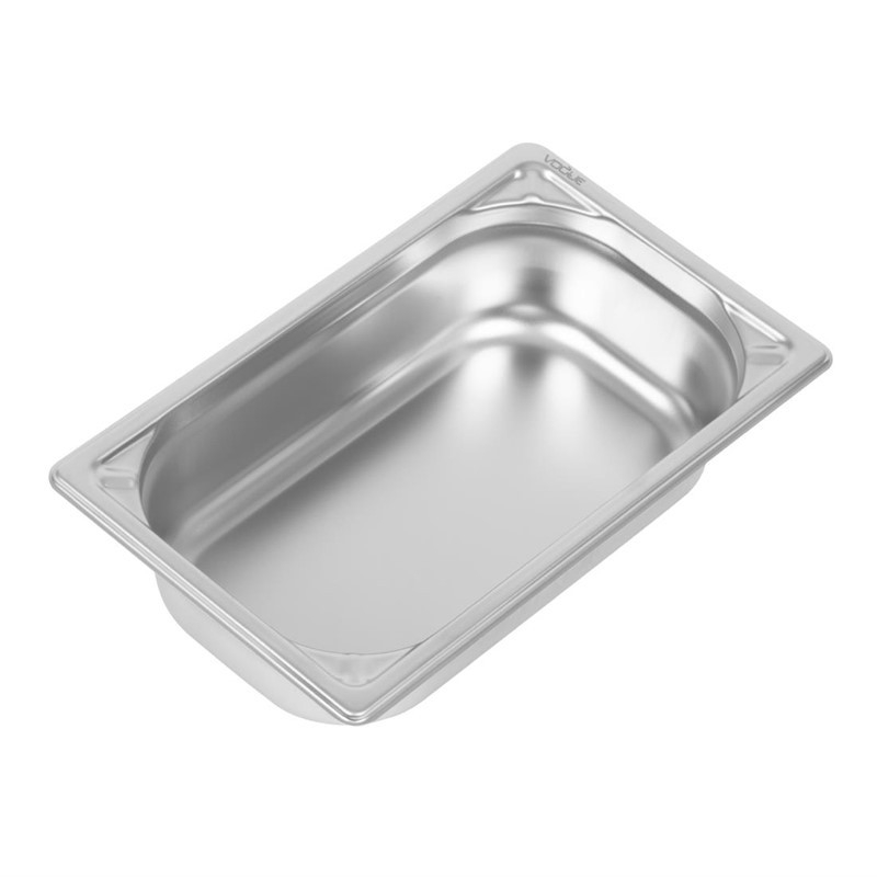Bac GN 1/4 Inox 18/10 – P 65 à 150 mm – Vogue