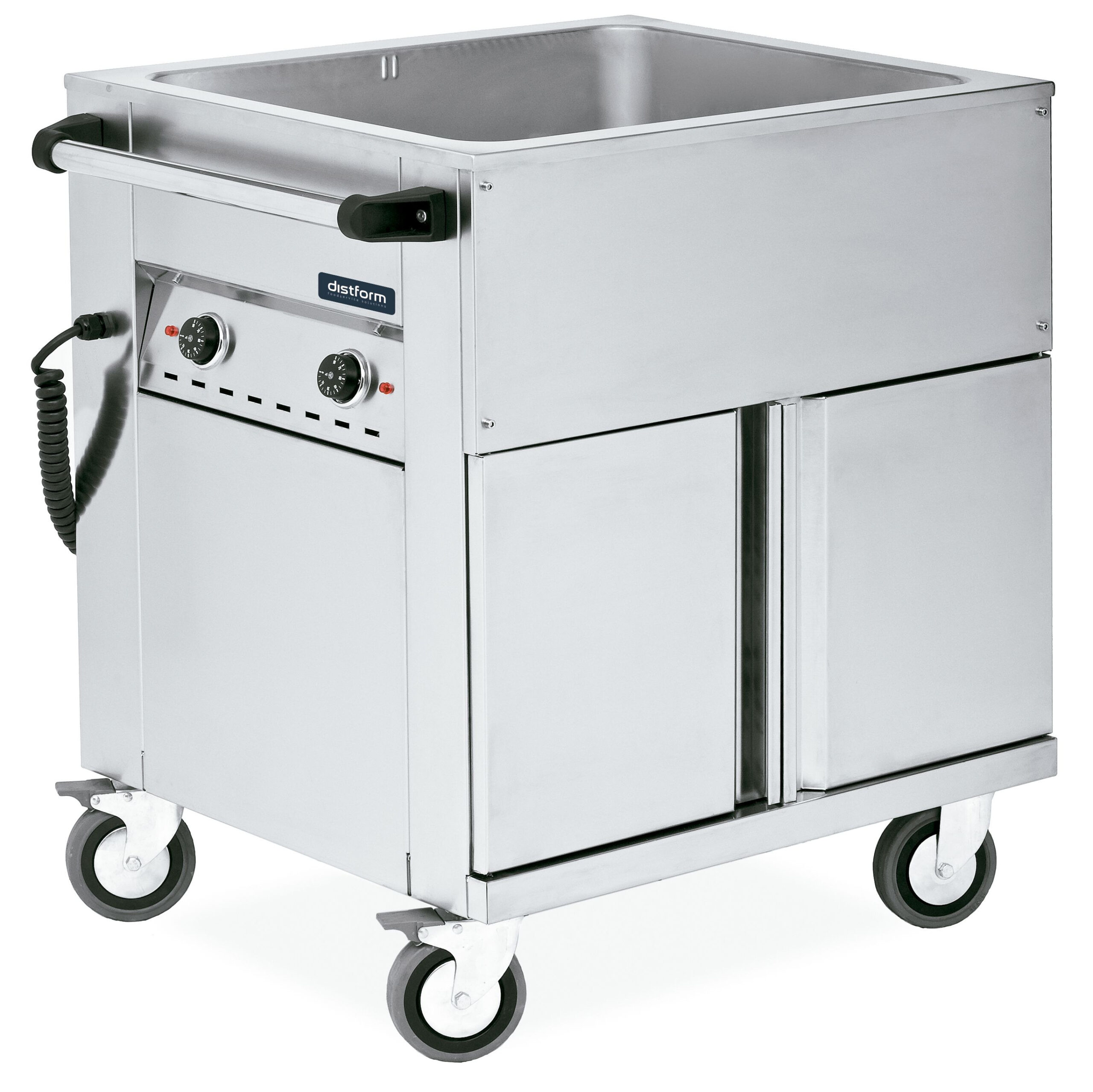 Chariot Bain-Marie avec Réserve en Inox - Distform – Image 1