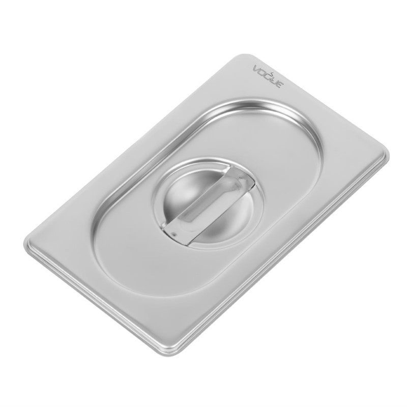 Couvercle Bac Gastro Inox 18/10 - GN 1/9 - Vogue – Image 1