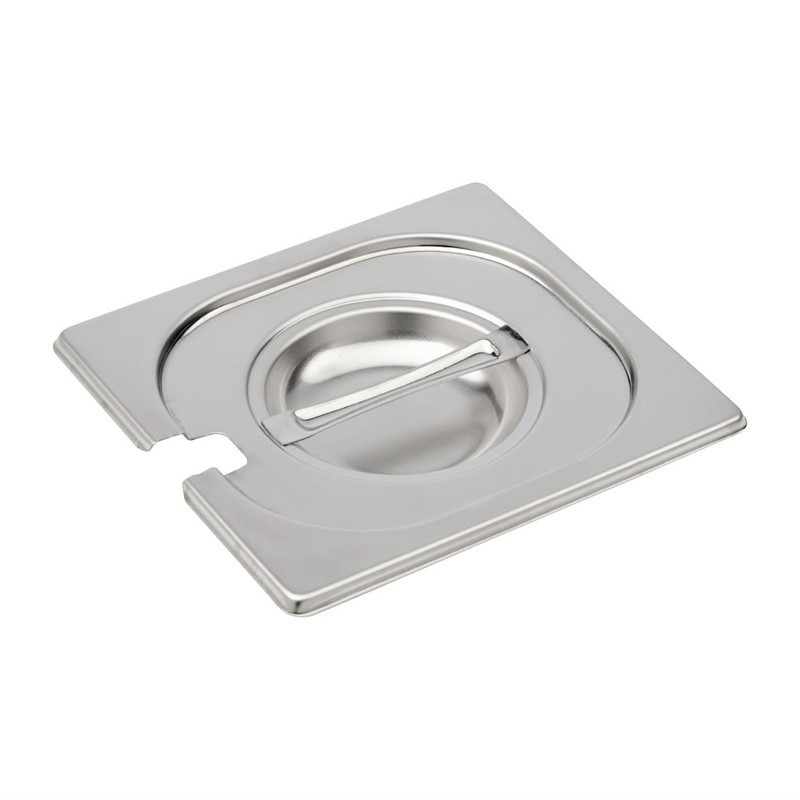 Couvercle pour Bac Inox avec Encoche GN 1/6 - Gastro M – Image 1