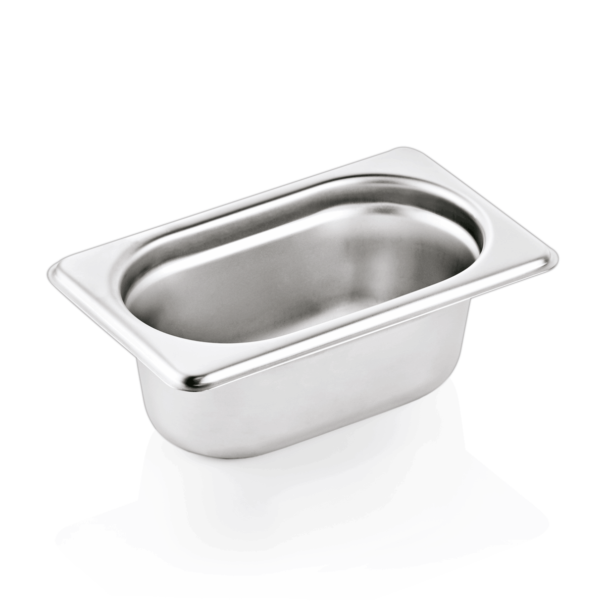 Bac GN 1/9 en Acier Chrome 0,6 L P 65 mm – Was Germany