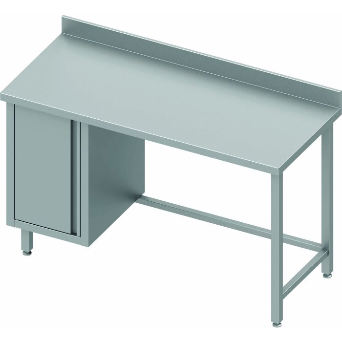 Table Inox Avec Porte A Gauche - Gamme 600 - Stalgast – Image 1